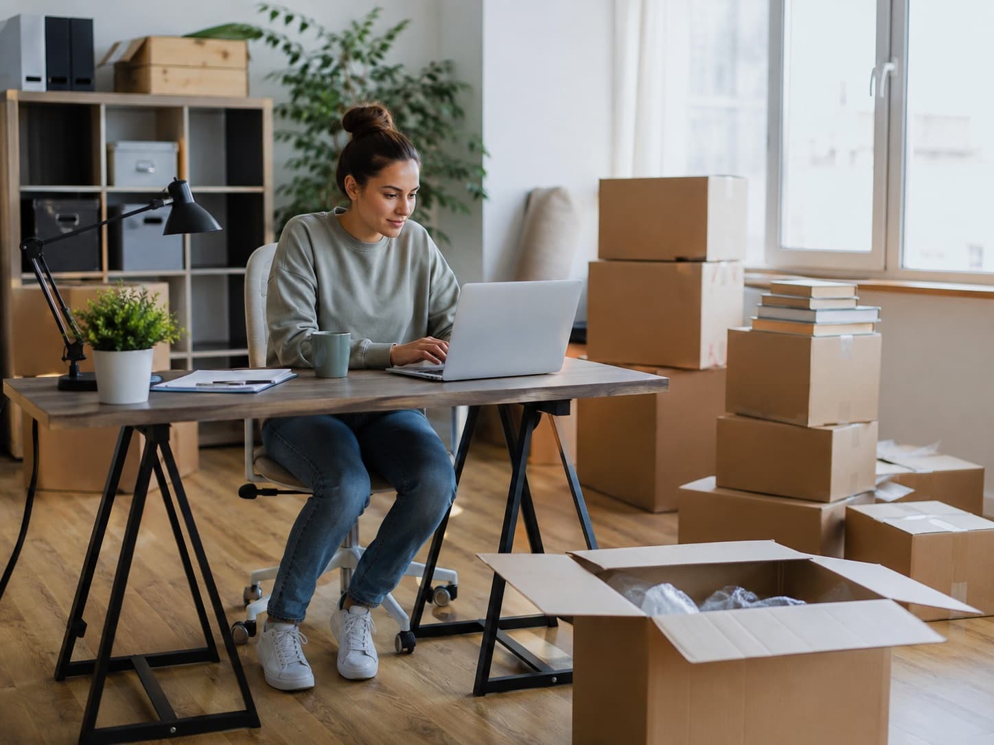 Cómo hacer una mudanza si trabajas desde casa sin perder días de productividad